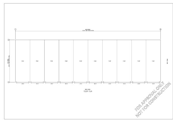 35x120x12 Boat Storage Floorplan