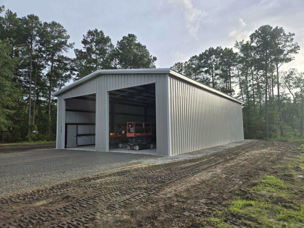 Metal Garage - Two Bay Doors