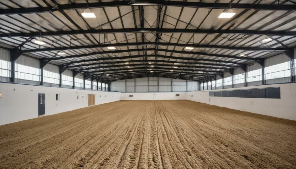 Equestrian Building Interior - Metal