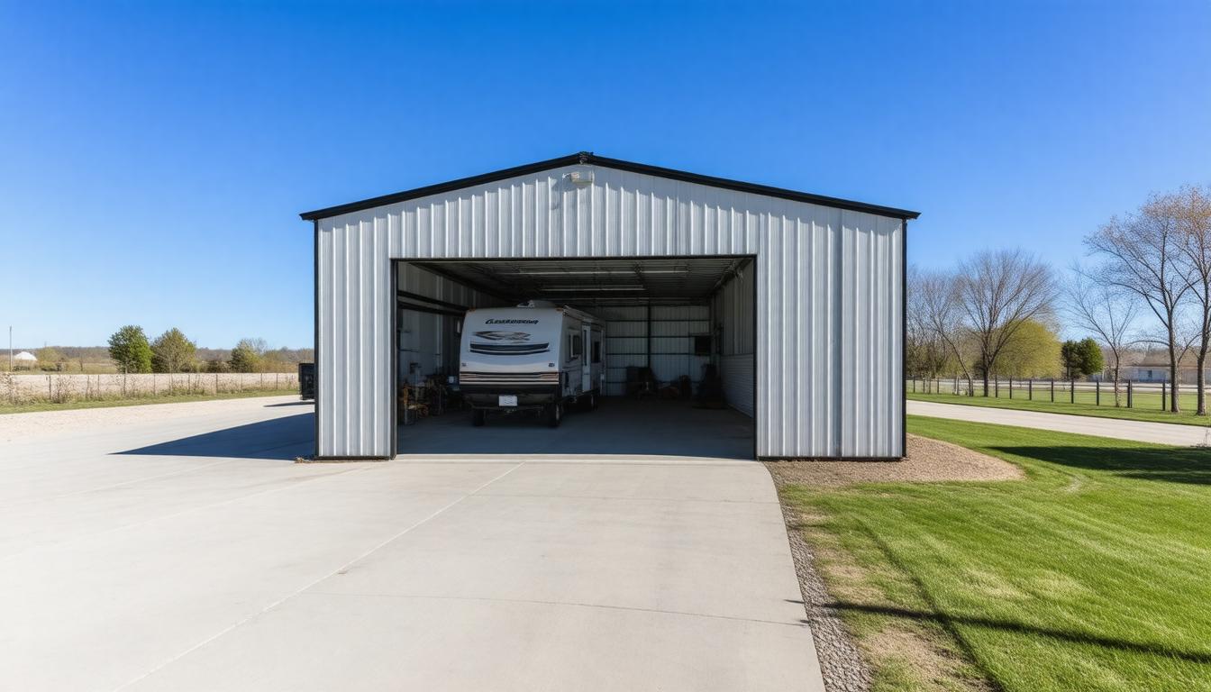 Can I Customize a Metal RV Storage Building