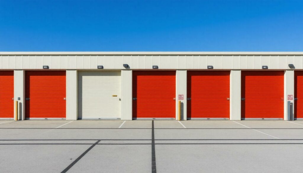 Types of self-storage unit doors