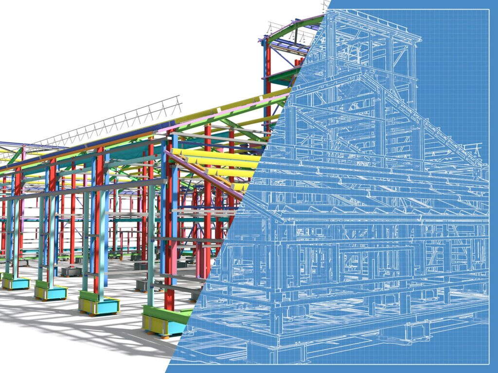 Parts of a Metal Building - Blueprint