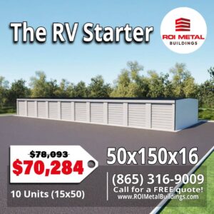 50x150x16 RV Storage Special