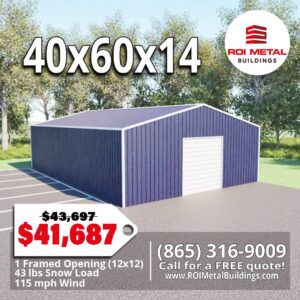 40x60x14 Metal Building Special