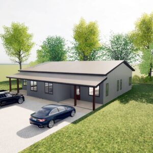 Roper Ranch Duplex - 56x44 Barndominium Special