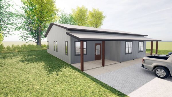 Roper Ranch Duplex - 56x44 Barndominium Special