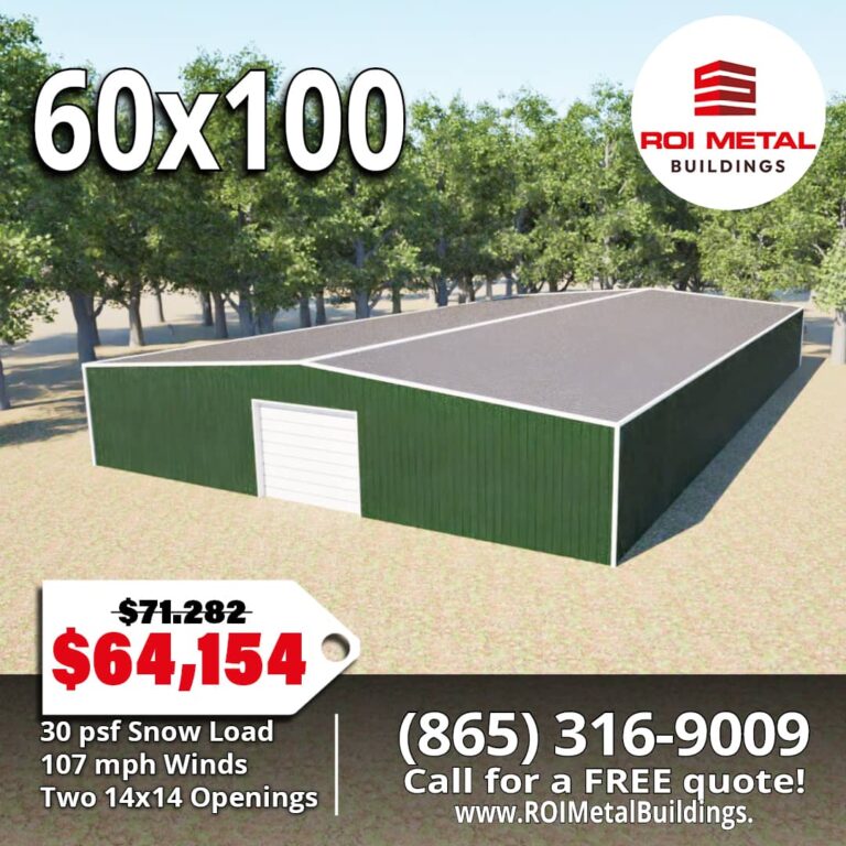 60x100 Metal Building Special 2026