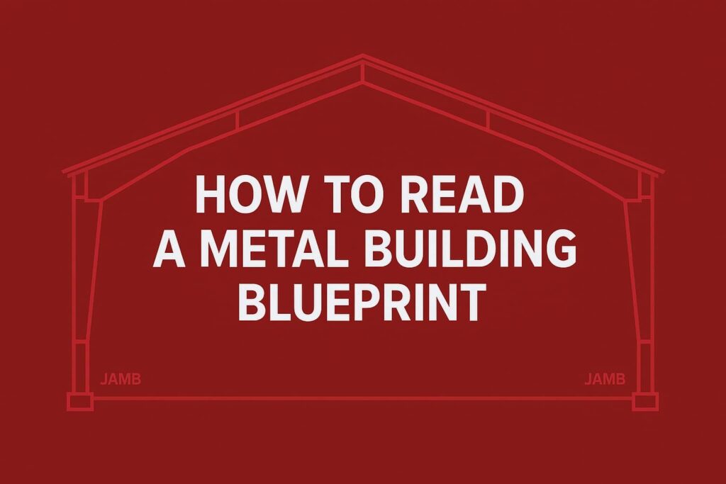How to Read a Metal Building Blueprint