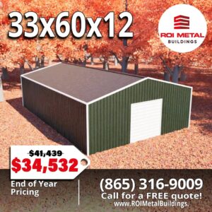 33x60x12 Metal Building Special