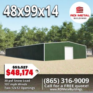 48x99x14 Metal Building Special 2026