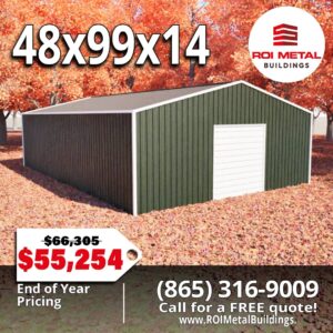 48x99x14 Metal Building Special