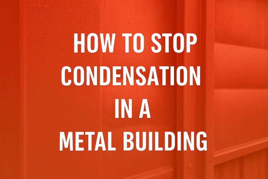 Temperature Swings Create Condensation in Metal Buildings