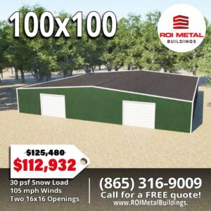 100x100 Metal Building Special