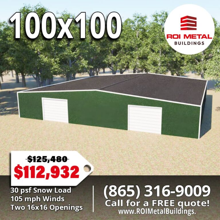 100x100 Metal Building Special