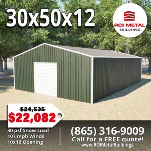 30x50x12 Metal Building Special