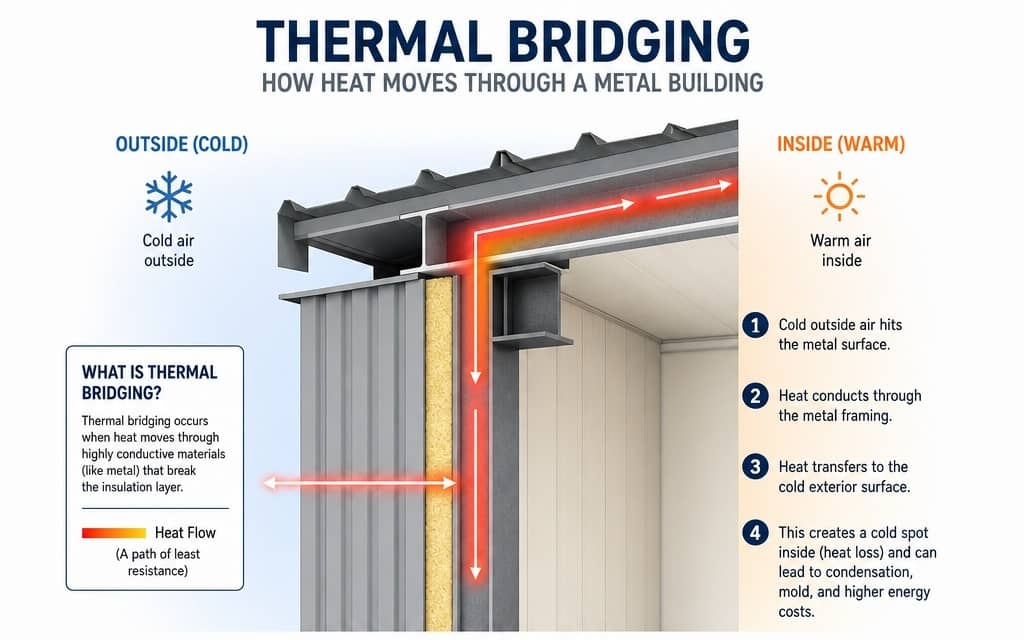 Thermal Bridging in Metal Buildings
