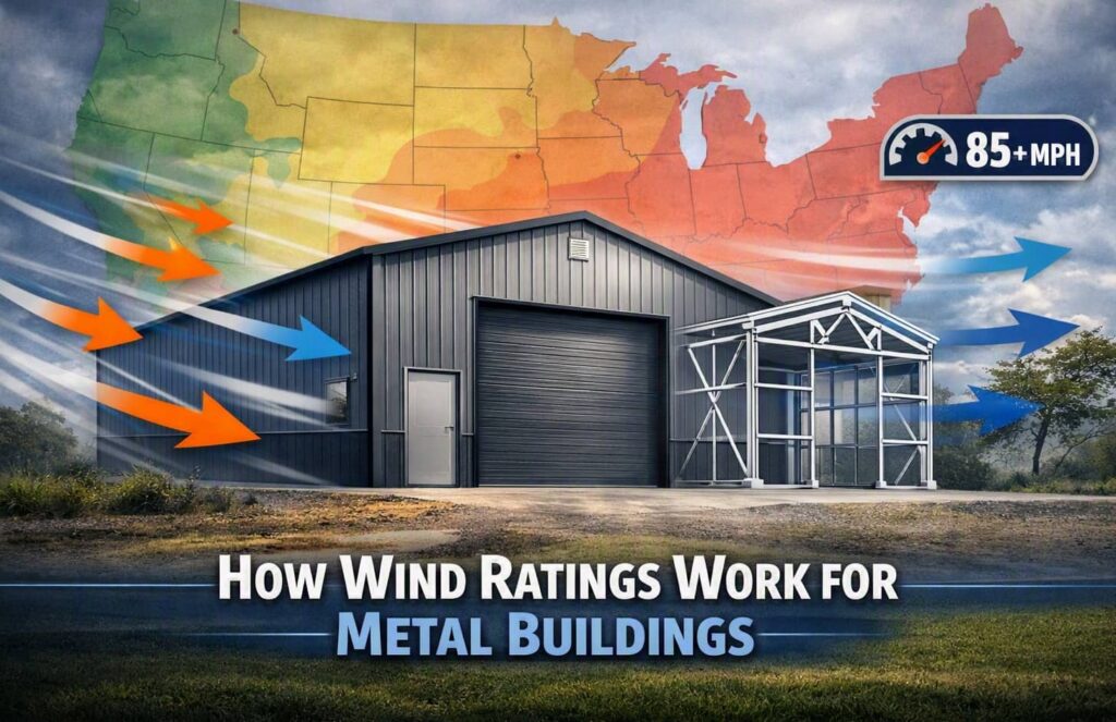 How Do Wind Ratings Work for Metal Buildings?